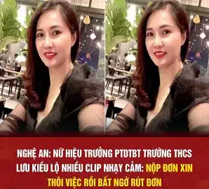 Clip Sex Nữ Hiệu Trưởng THCS Lưu Kiều Nghệ An Làm Tình Cực Hot